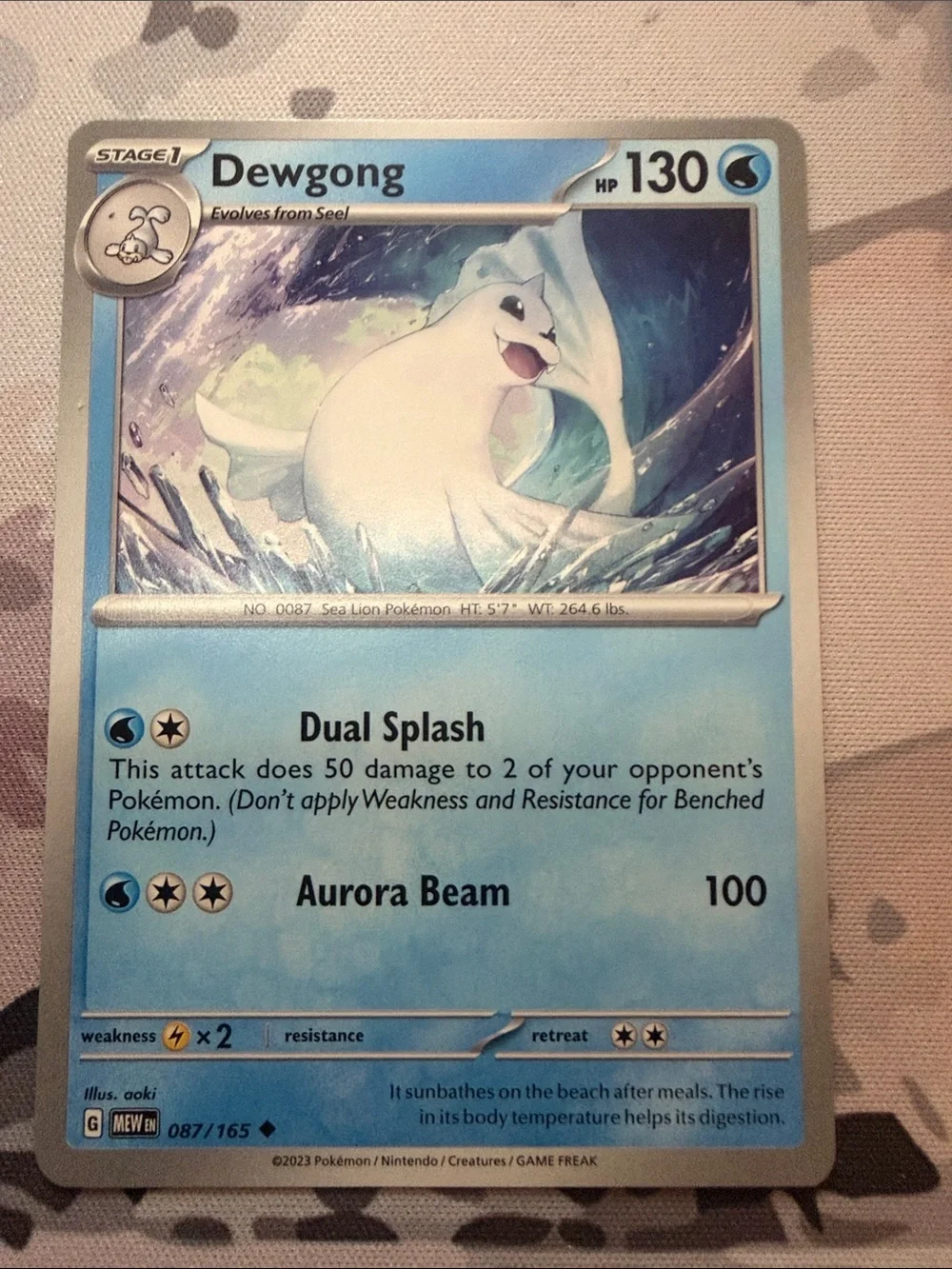 Seel & Dewgong Evolution Line Lot | 3 Pokémon Cards | ✨5/$25✨